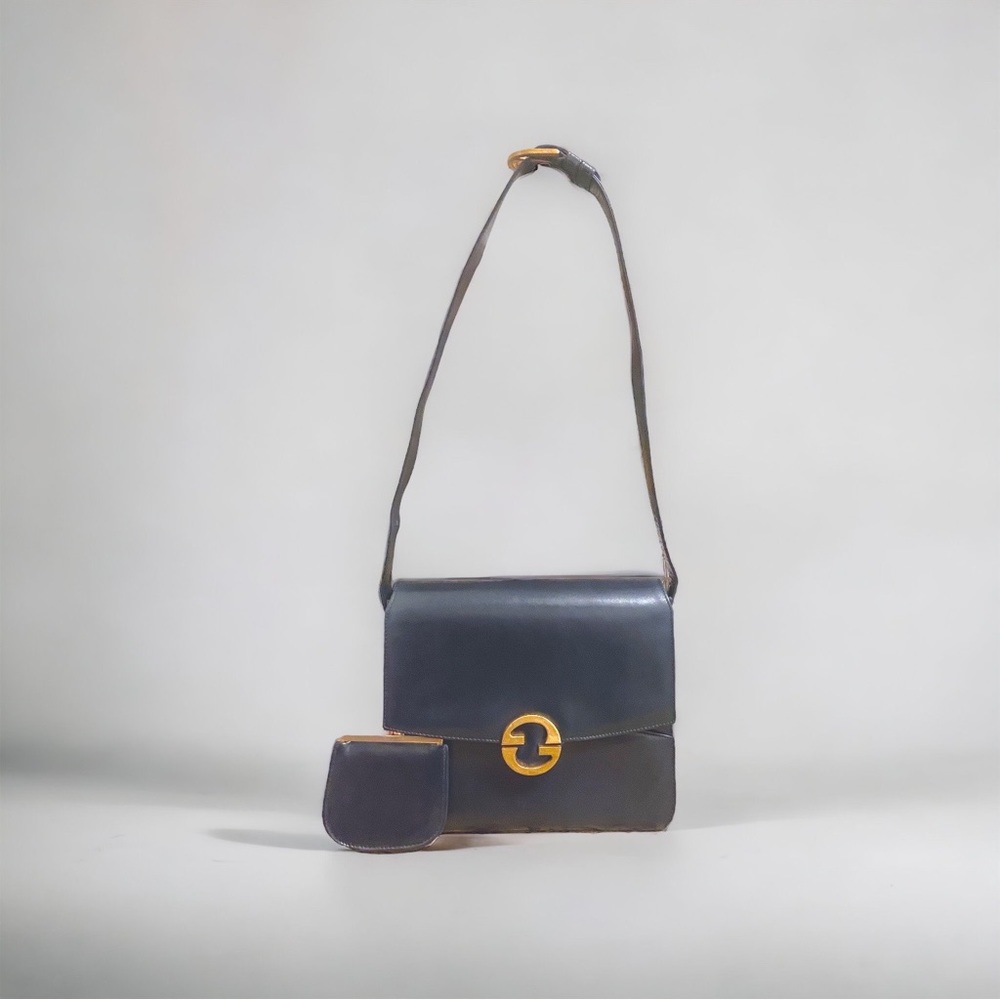 Gucci 1973 Bordeaux Leather Shoulder Bag